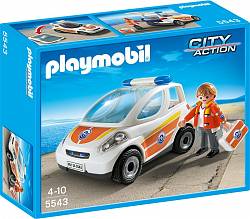 Игровой набор Береговая охрана: Машина первой помощи (Playmobil, 5543pm) - миниатюра