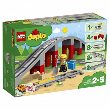 Конструктор Lego Duplo Town - Железнодорожный мост 