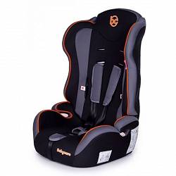 Детское автомобильное кресло – Upiter, группа 1/2/3, 9-36 кг, 1-12 лет, цвет черный/оранжевый (Baby Care, Upiter_Black/Orange) - миниатюра
