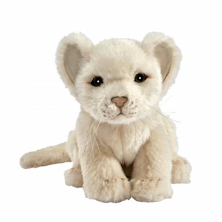 Мягкая игрушка – Львенок белый, 17 см 