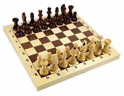 Игра настольная - Шахматы деревянные, поле 29 х 29 см (Десятое королевство, 02845ДК) - миниатюра
