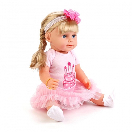 Функциональная кукла – пьет и плачет слезами. 43 см, с аксессуарами 