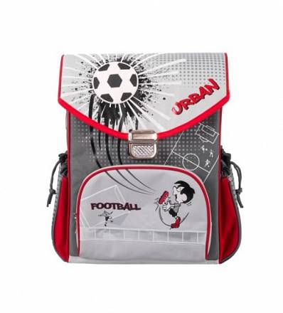 Школьный рюкзак из серии Футбол, цвет – серый 