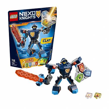 Lego Nexo Knights. Боевые доспехи Клэя 