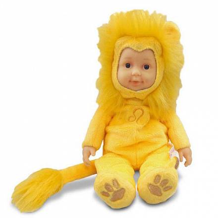 Кукла-младенец из серии Знаки зодиака – Лев, 23 см. 