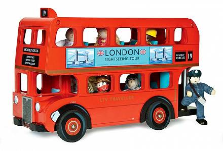 London Bus. Лондонский автобус с водителем 