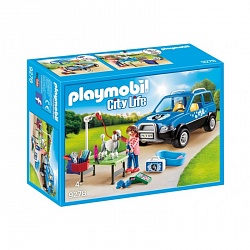 Конструктор Playmobil. Отель для животных: Мобильный грумер для животных (Playmobil, 9278pm) - миниатюра