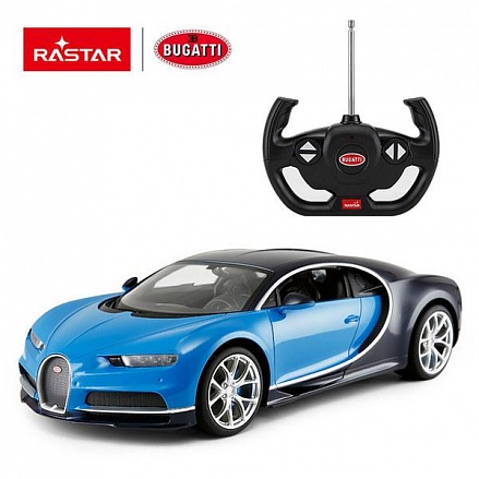 Машина на радиоуправлении 1:14 Bugatti Chiron, цвет синий 
