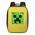 Пиксельный рюкзак Canvas Classic Pixel Backpack WY-A001, желтый  - миниатюра №4