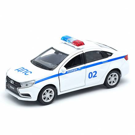 Модель машины Lada Vesta полиция ДПС, 1:34-39 