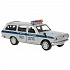 Машина Полиция Волга ГАЗ-2402 12 см двери и багажник открываются металлическая   - миниатюра №3