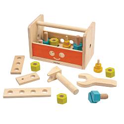 Набор инструментов в ящике – Робот, 16 предметов (Plan Toys, 5540k) - миниатюра
