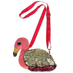 Мягкая сумочка в виде фламинго 15 см (Мой питомец, CT-AD201502R1-18D) - миниатюра