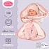 Кукла озвученная Бимба на розовом одеяле 37 см плачет мягконабивная  - миниатюра №12