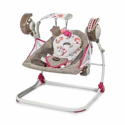Электрокачели Baby Care - Flotter с адаптером, розовый / pink 
