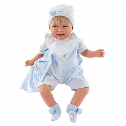 Кукла Мартин в голубом, озвученная, 52 см 