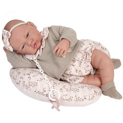  Кукла-младенец Оли в бежевом 40 см мягконабивная (Munecas Antonio Juan ,S.L., 33116)