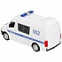 Модель Полиция свет-звук 14,5 см двери и багажник открываются инерционная металлическая  - миниатюра №2