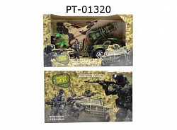 Набор военной техники из серии Боевая сила с фигуркой и аксессуарами (Abtoys, PT-01320) - миниатюра