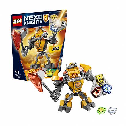 Lego Nexo Knights. Боевые доспехи Акселя 