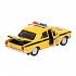 Машина Полиция Газ-2401 Волга 12 см желтая со светом и звуком металлическая инерционная  - миниатюра №4