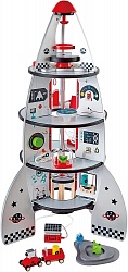 Игровой набор - Четырехступенчатый космический корабль (Hape, E3021_HP) - миниатюра