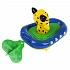 Игрушка пластизоль для ванны Лео и Тиг - Лео с лодкой  - миниатюра №1