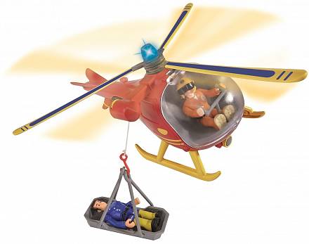 Вертолет со светом «Пожарный Сэм», звук, аксессуары и фигурка 