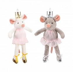 Мягкая игрушка – Мышка-принцесса с подвесом, 14/22 см (Fluffy Family, 681586) - миниатюра