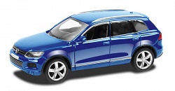 Металлическая машина - Volkswagen Touareg, 1:43, синий (RMZ City, 444014-BLU) - миниатюра