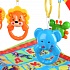 Коврик детский - Азбука животных с игрушками на подвеске  - миниатюра №1