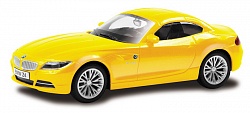 Металлическая машина - BMW Z4, 1:43, желтый (RMZ City, 444001-YL) - миниатюра