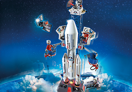Игровой набор из серии «Космическая миссия» - Космическая ракета с базовой станцией 