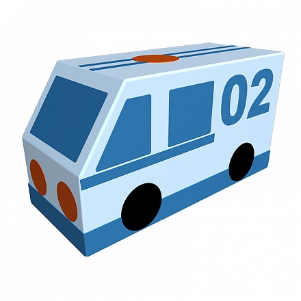 Мягкая контурная игрушка - Фургон – Полиция 