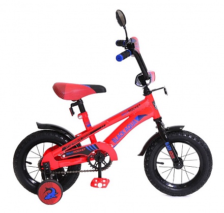 Велосипед 2-х колесный BA Wily Rocket со светящимися колесиками, огненно-красный, диаметр колес 12 дюйм, 1s 