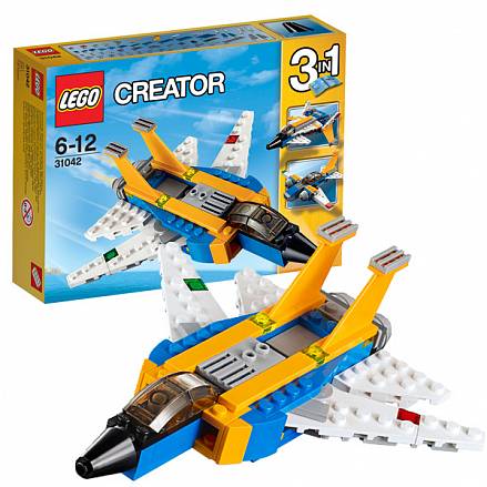 Lego Creator. Реактивный самолет 