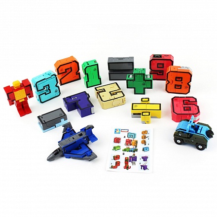 Игровой набор из серии Трансботы - Боевой расчет, 10 цифр и 5 знаков 