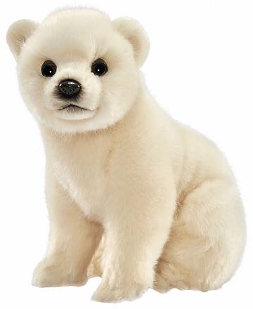 Мягкая игрушка - Медвежонок белый, 24 см 
