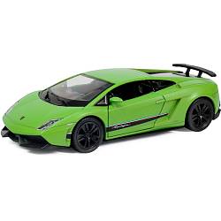 Металлическая инерционная машина RMZ City - Lamborghini Gallardo Superleggera, 1:32, зеленый матовый (RMZ City, 554998M(A) - миниатюра