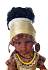 Кукла Нора африканка, 32 см  - миниатюра №6