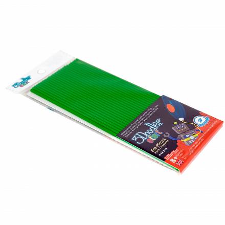 Эко-пластик к 3Д ручке 3doodler Start, цвет зеленый, 24 шт. 