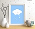 Постер - Мечтательное облачко, размер А3   - миниатюра №3