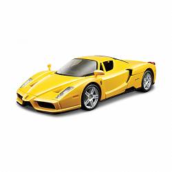 Машина Ferrari Enzo, металлическая, со светом и звуком, с аксессуарами, масштаб 1:32 (Bburago, 18-44023) - миниатюра