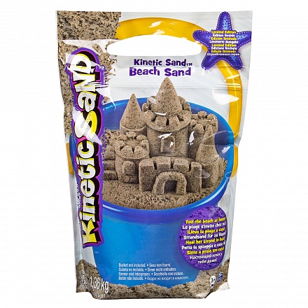 Набор для лепки из серии Кинетический песок - Пляжный песок 1,5 кг. 