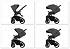 Детская коляска Bebetto Tito 2 в 1 шасси черная/CZA, цвет морская волна с черным  - миниатюра №5