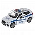 Модель Полиция BMW X5 M-Sport 12 см двери и багажник открываются инерционная металлическая  - миниатюра №3