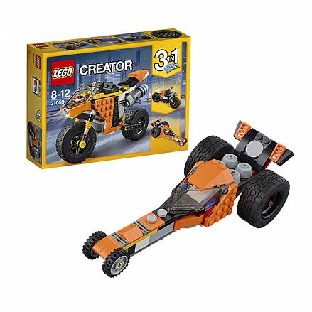 Lego Creator. Оранжевый мотоцикл 