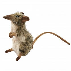 Мягкая игрушка - Мышь-землеройка, 14 см (Hansa, 4111) - миниатюра