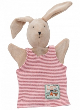 Кукла на руку – Moulin Roty Кролик Сильван 