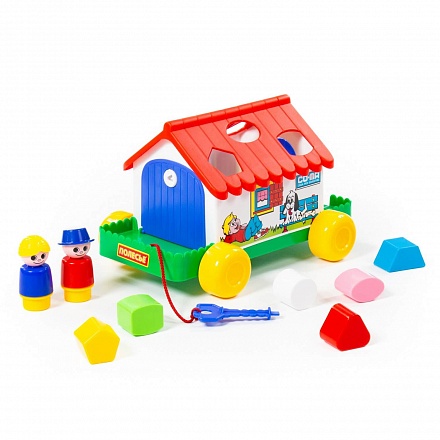 Развивающая игрушка-сортер Игровой дом, в коробке 